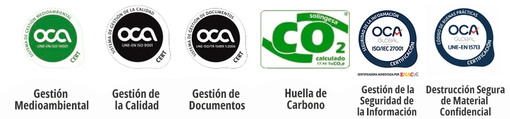logos de certificaciones